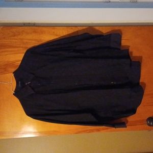 Regis men's black cotton shirt